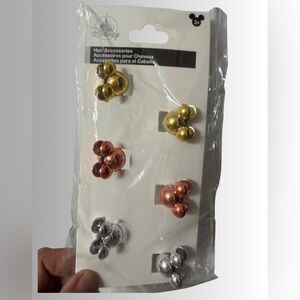 NWT - DISNEY  From Disney Parks - Set of 6 Minnie Mouse Hair Clips